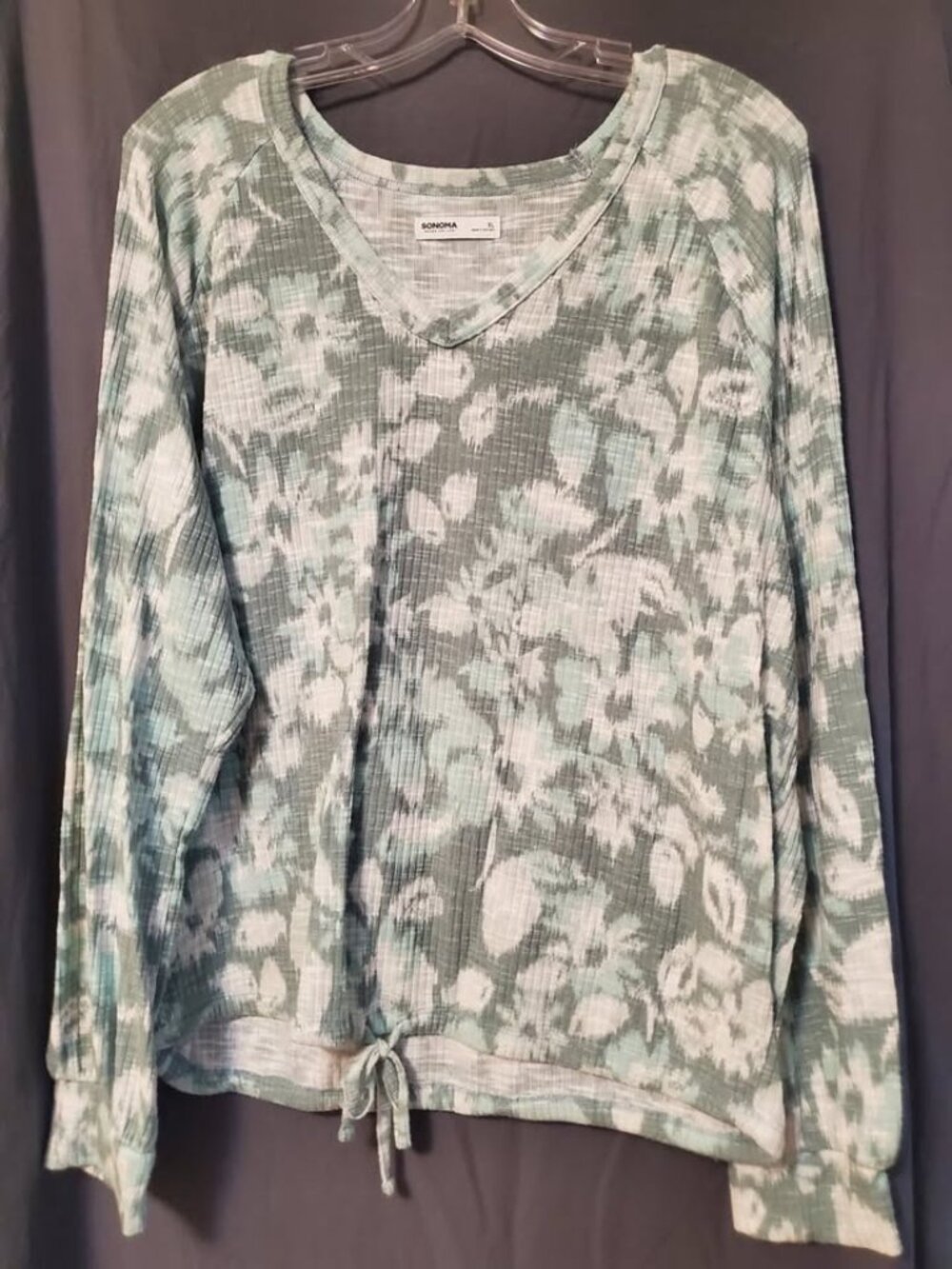 Teal Floral Sonoma Blouse
